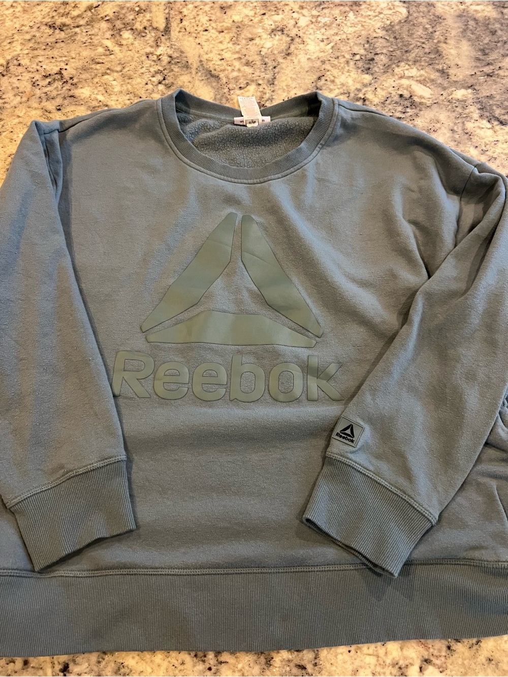 Reebok Women's Crewneck Sweatshirt in Dusty Teal